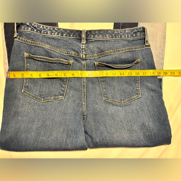 Universal Thread, high rise kick boot crop, patch like jeans, 12/31 - Picture 7 of 11